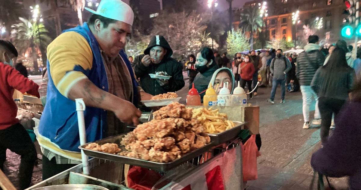 venta ambulante comida chile