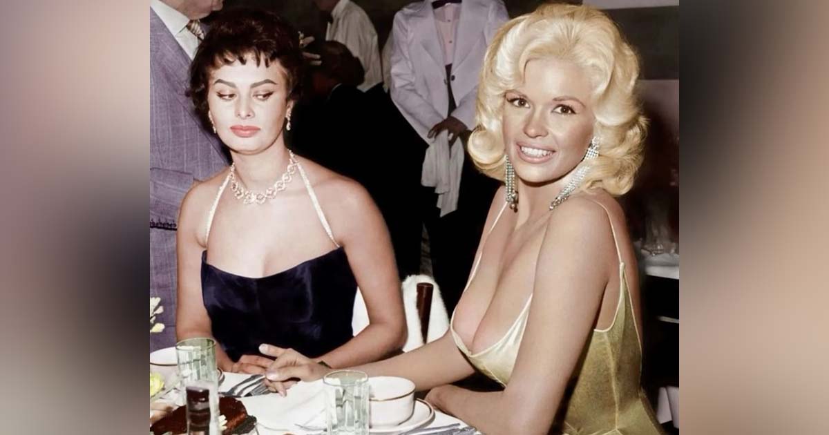 sofia loren y jayne mansfield escote