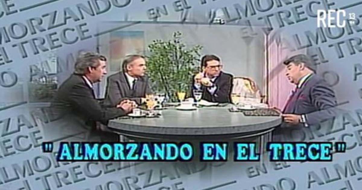 almorzando en el 13 programa duro 25 años