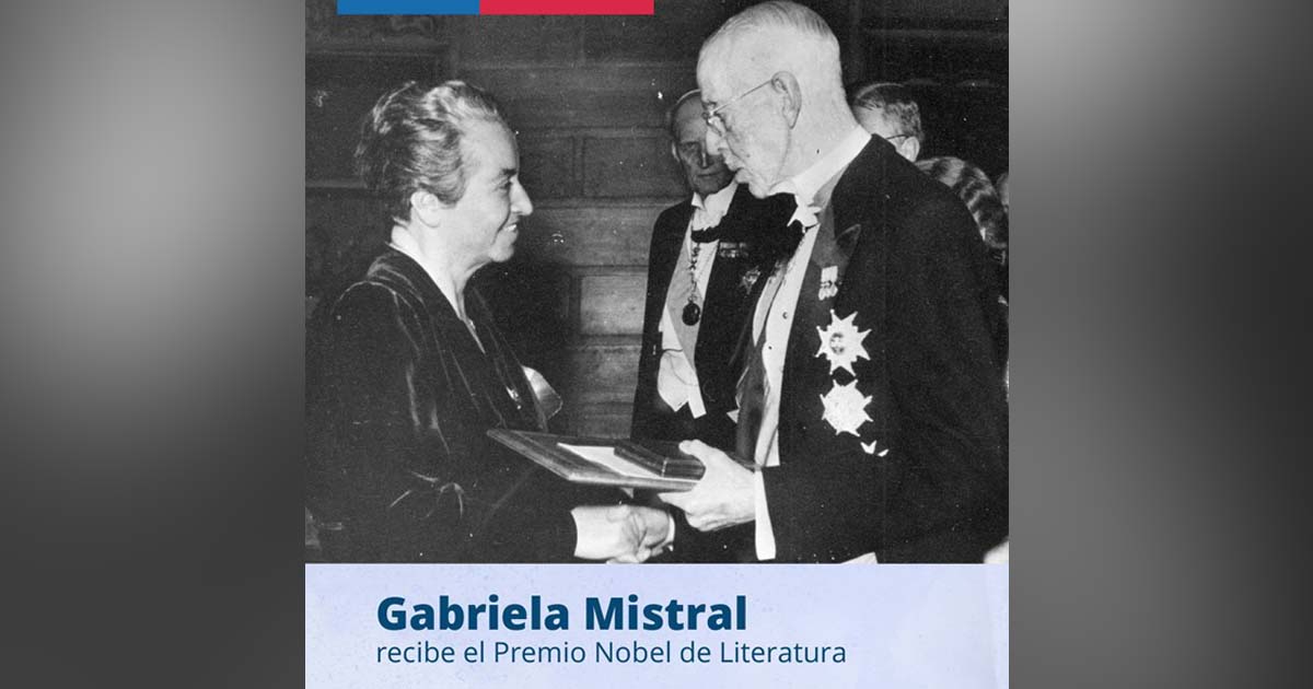 gabriela mistral recibe premio nacional